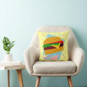 かわいいおいしいバーガー クッション (椅子)