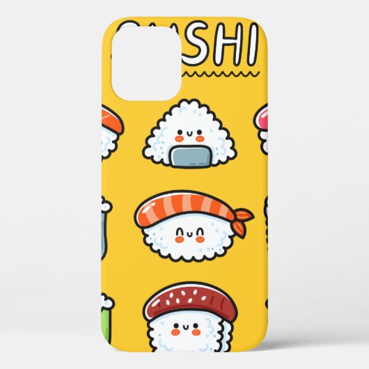 かわいいおおもしろいめでたいす転がし巻き漫画 Case-Mate iPhoneケース (裏面)