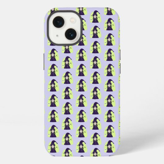 かわいいおこりんぼうの魔女 iPhoneケース (裏面)