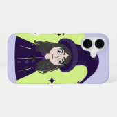 かわいいおこりんぼうの魔女 iPhone 16ケース (裏面横)