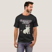 かわいいおこりんぼ猫+CAT+Lives+Matter+アパレル Tシャツ (正面フル)