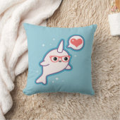 かわいいおたくNarwhal クッション (ブランケット)