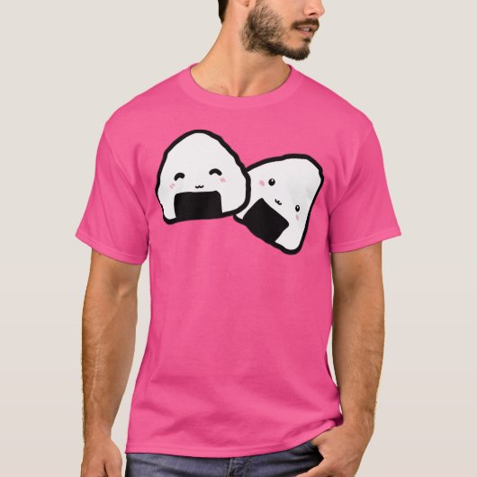 かわいいおにぎりデュオ Tシャツ (正面)