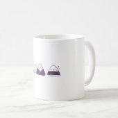 かわいいおにぎり日本のトリオ コーヒーマグカップ (正面右)