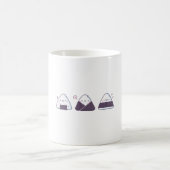 かわいいおにぎり日本のトリオ コーヒーマグカップ (中央)