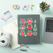 かわいいおばかセーター クリスマスプランナーステッカー シール (iPadカバー)