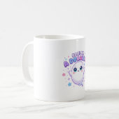 かわいいおばけだよ コーヒーマグカップ (正面左)