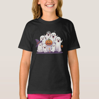 かわいいおばけといもちゃんのハロウィンTシャツ Tシャツ