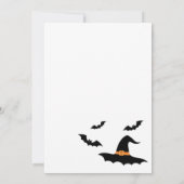 かわいいおばけとカボチャのハロウィンパーティー招待状 招待状 (裏面)