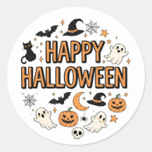 かわいいおばけとカボチャのハロウィンパーティー