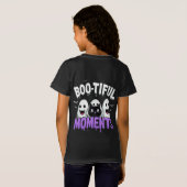 🌙👻 かわいいおばけとコウモリのハロウィーン🎃✨ Tシャツ (裏面フル)