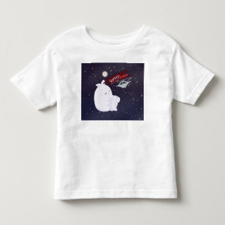 かわいいおばけとUFOの子供用Tシャツ トドラーTシャツ