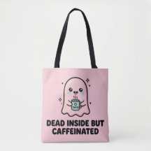かわいいおばけのカフェイン中毒 死んでいるけどカフェイン摂取中