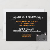 かわいいおばけのカボチャ ハロウィン 衣装 パーティー 招待状 (裏面)