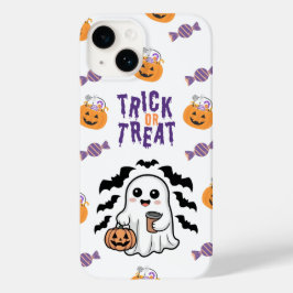 かわいいおばけのトリック・オア・トリート ハロウィン iPhoneケース Case-Mate iPhone 14ケース