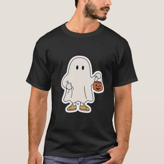 かわいいおばけのトリック・オア・トリート Tシャツ (正面)