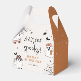 かわいいおばけのハロウィンお誕生日パーティー フェイバーボックス