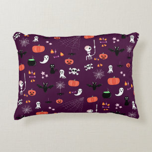 かわいいおばけのハロウィンアート アクセントクッション