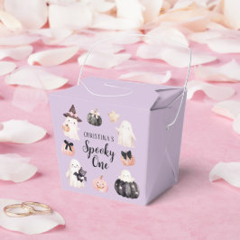 かわいいおばけのハロウィンガール 1歳の誕生日パーティー フェイバーボックス