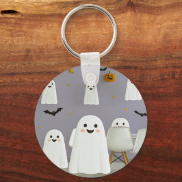 かわいいおばけのハロウィンキーチェーン キーホルダー
