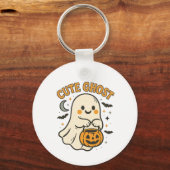 かわいいおばけのハロウィンキーチャーム キーホルダー (正面)