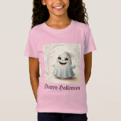 かわいいおばけのハロウィンデザイン Tシャツ (正面)