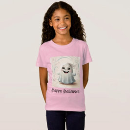 かわいいおばけのハロウィンデザイン Tシャツ