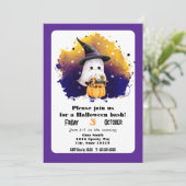 かわいいおばけのハロウィンパーティー 招待状 (スタンド正面)