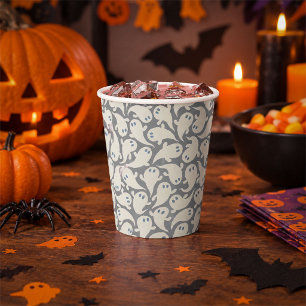 かわいいおばけのハロウィンペーパーカップ スプーキーゴースト 紙コップ