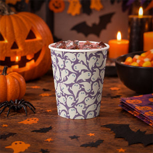 かわいいおばけのハロウィンペーパーカップ スプーキーゴースト 紙コップ