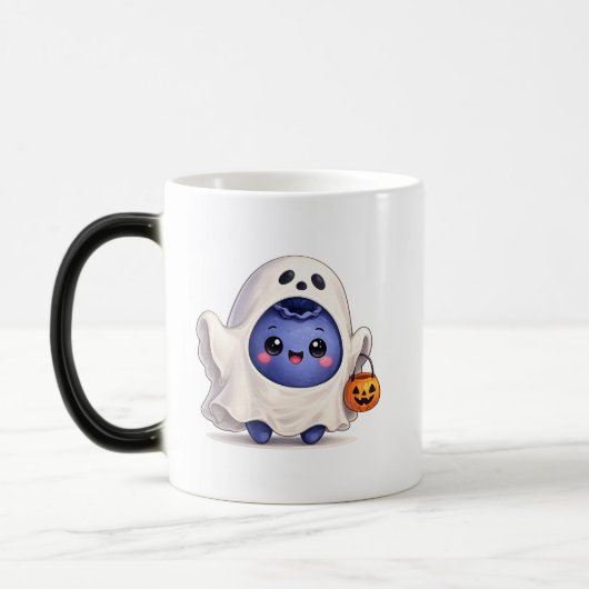 かわいいおばけのハロウィンマグ モーフィングマグカップ (左)