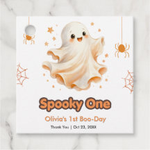 かわいいおばけのハロウィン1歳の誕生日