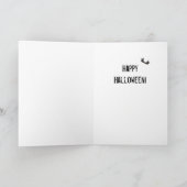 かわいいおばけのハロウィン カード (内部)