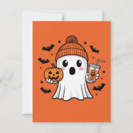 かわいいおばけのハロウィン シーズンカード