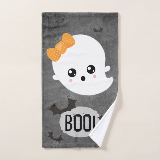 かわいいおばけのハロウィン ハンドタオル (ハンドタオル)