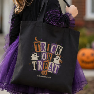 かわいいおばけのハロウィン ファミリー・キッズ トートバッグ