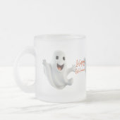 かわいいおばけのハロウィン フロストグラスマグカップ (左)