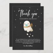 かわいいおばけのハロウィン ベイビーシャワー 感謝カード 招待状 (正面/裏面)