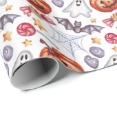 かわいいおばけのハロウィン ラッピングペーパー (ロールコーナー)