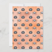 かわいいおばけのハロウィン 招待状 (裏面)