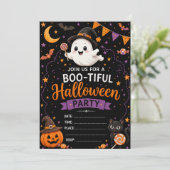 かわいいおばけのハロウィン 招待状 (スタンド正面)