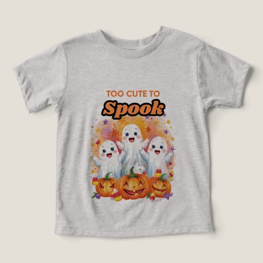 かわいいおばけのハロウィンTシャツ (デザイン正面)