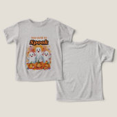 かわいいおばけのハロウィンTシャツ (デザイン正面&裏面)