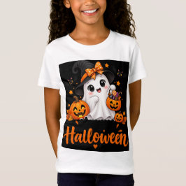 かわいいおばけのハロウィンTシャツ - ハッピーハロウィンのかぼちゃ Tシャツ