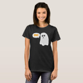 かわいいおばけのハロウィンTシャツ BOO! Tシャツ (正面フル)