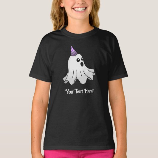 かわいいおばけのハロウィーン幽霊 Tシャツ (正面)