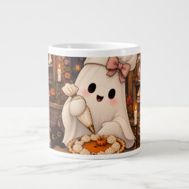 かわいいおばけのパティシエ ハロウィン ほーら話のベーカリー ジャンボコーヒーマグカップ