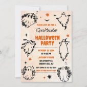 かわいいおばけのパーティー 招待状 (正面)