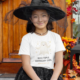 かわいいおばけのビューティフル・バースデーガール Tシャツ