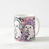 かわいいおばけのボバ | パステルハロウィン コーヒーマグカップ (正面右)